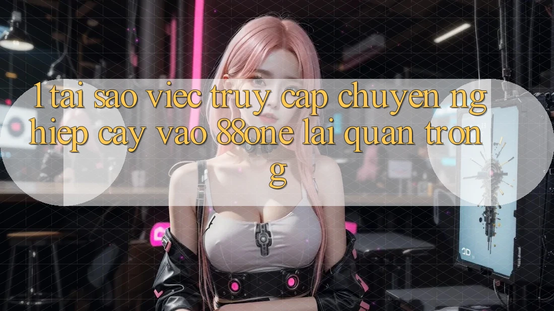 1. Tại sao việc truy cập chuyên nghiệp cậy vào 88one lại quan trọng?