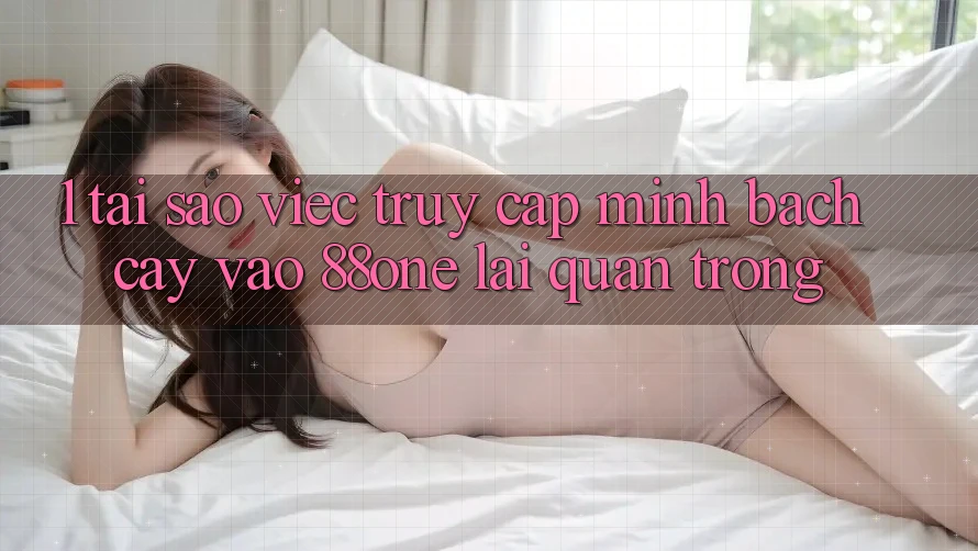 1. Tại sao việc truy cập minh bạch cậy vào 88one lại quan trọng?