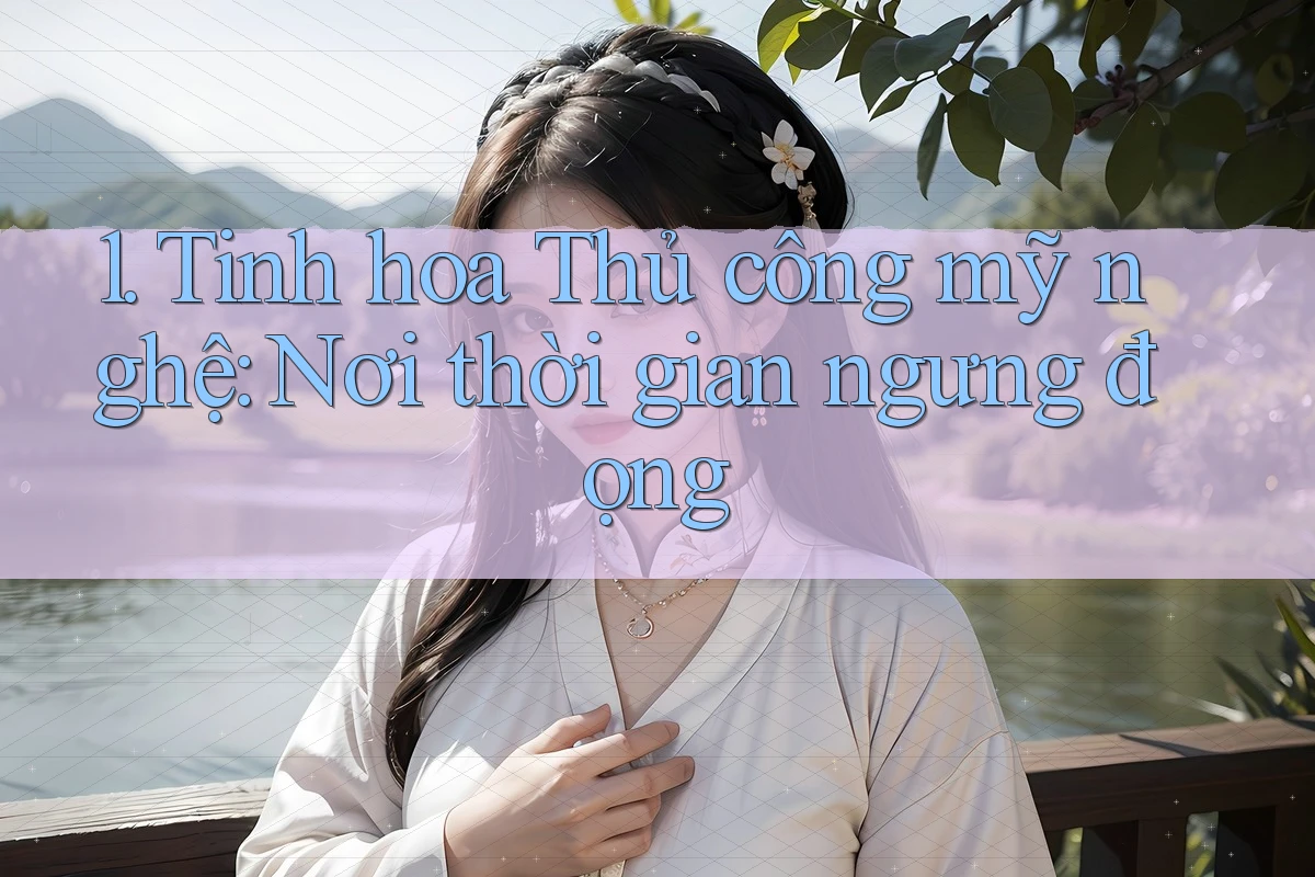 1. Tinh hoa Thủ công mỹ nghệ: Nơi thời gian ngưng đọng