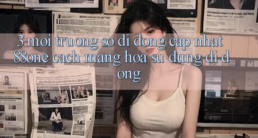 3. Môi trường số di động cập nhật 88one - Cách mạng hóa sử dụng di động