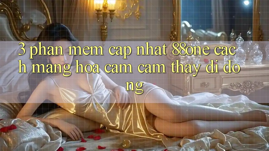 3. Phần mềm cập nhật 88one - Cách mạng hóa cảm cảm thấy di động