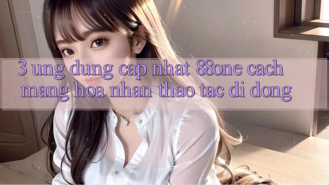 3. Ứng dụng cập nhật 88one - Cách mạng hóa nhận thao tác di động