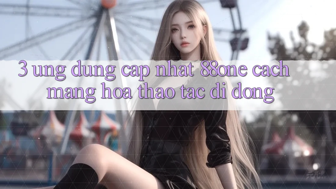 3. Ứng dụng cập nhật 88one - Cách mạng hóa thao tác di động