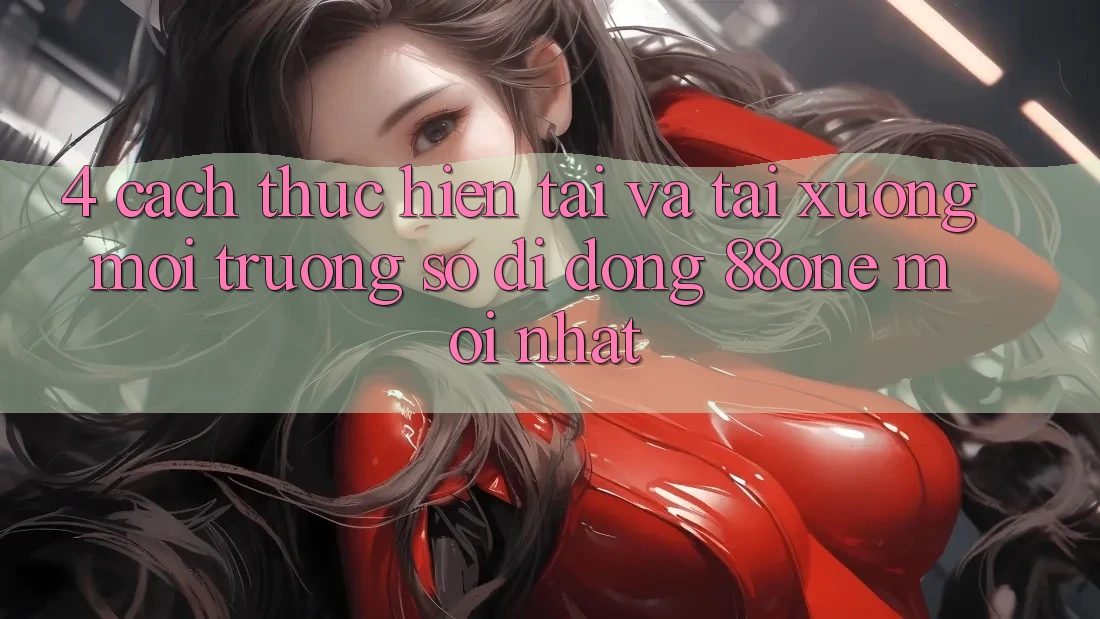 4. Cách thực hiện tải và tải xuống môi trường số di động 88one mới nhất