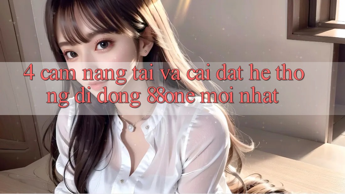 4. Cẩm nang tải và cài đặt hệ thống di động 88one mới nhất