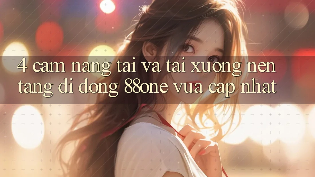 4. Cẩm nang tải và tải xuống nền tảng di động 88one vừa cập nhật