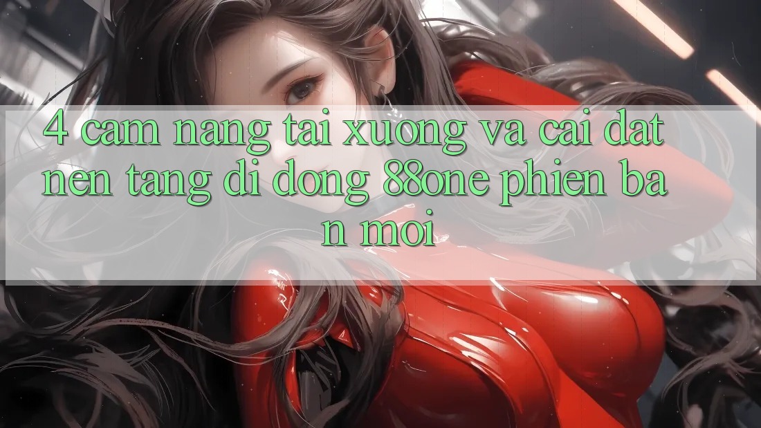 4. Cẩm nang tải xuống và cài đặt nền tảng di động 88one phiên bản mới
