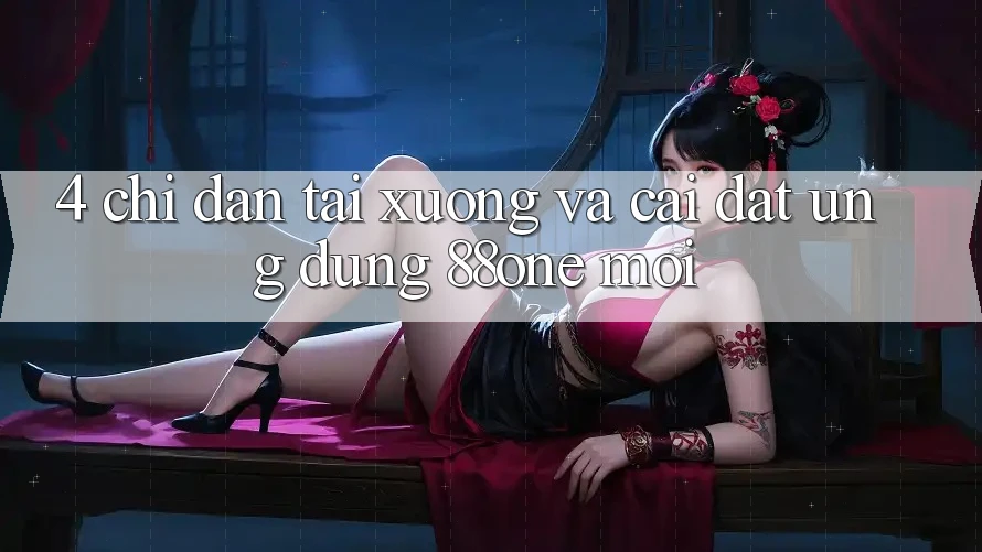 4. Chỉ dẫn tải xuống và cài đặt ứng dụng 88one mới