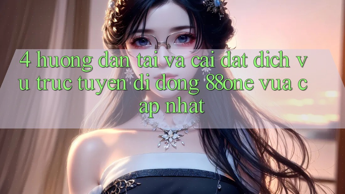 4. Hướng dẫn tải và cài đặt dịch vụ trực tuyến di động 88one vừa cập nhật