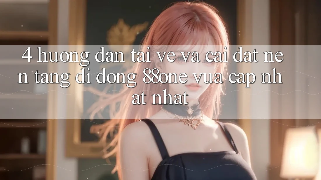 4. Hướng dẫn tải về và cài đặt nền tảng di động 88one vừa cập nhật nhất