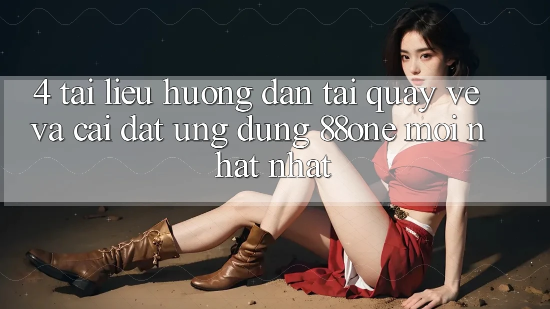 4. Tài liệu hướng dẫn tải quay về và cài đặt ứng dụng 88one mới nhất nhất