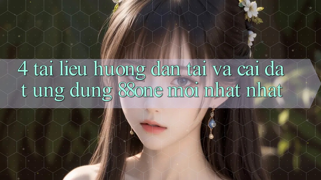 4. Tài liệu hướng dẫn tải và cài đặt ứng dụng 88one mới nhất nhất