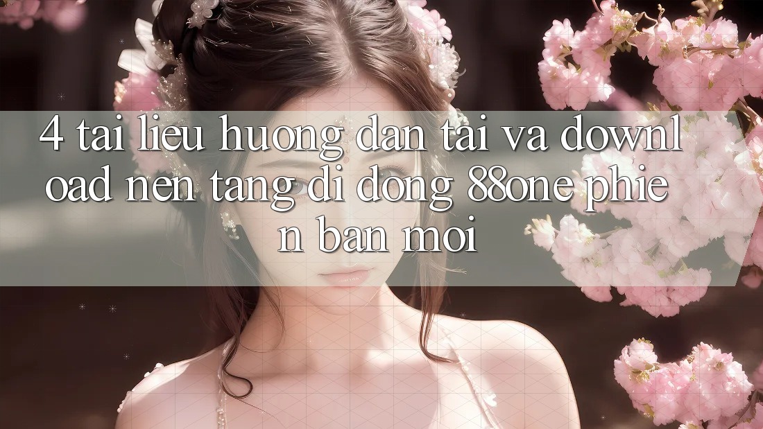 4. Tài liệu hướng dẫn tải và download nền tảng di động 88one phiên bản mới