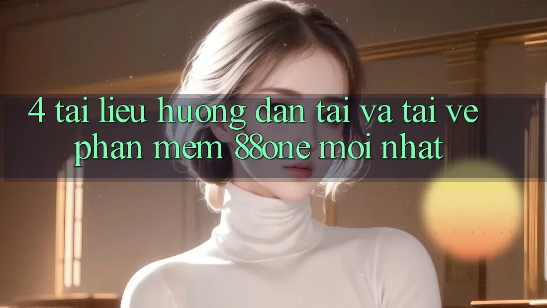 4. Tài liệu hướng dẫn tải và tải về phần mềm 88one mới nhất