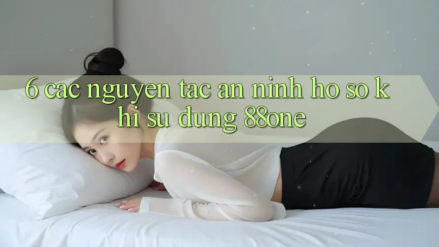 6. Các nguyên tắc an ninh hồ sơ khi sử dụng 88one