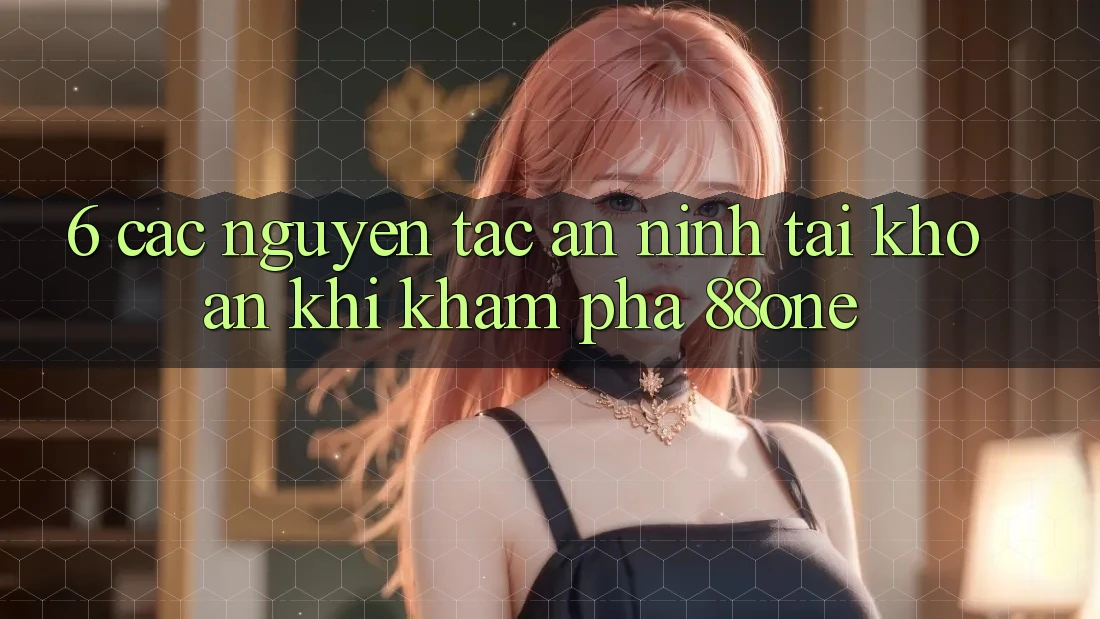 6. Các nguyên tắc an ninh tài khoản khi khám phá 88one