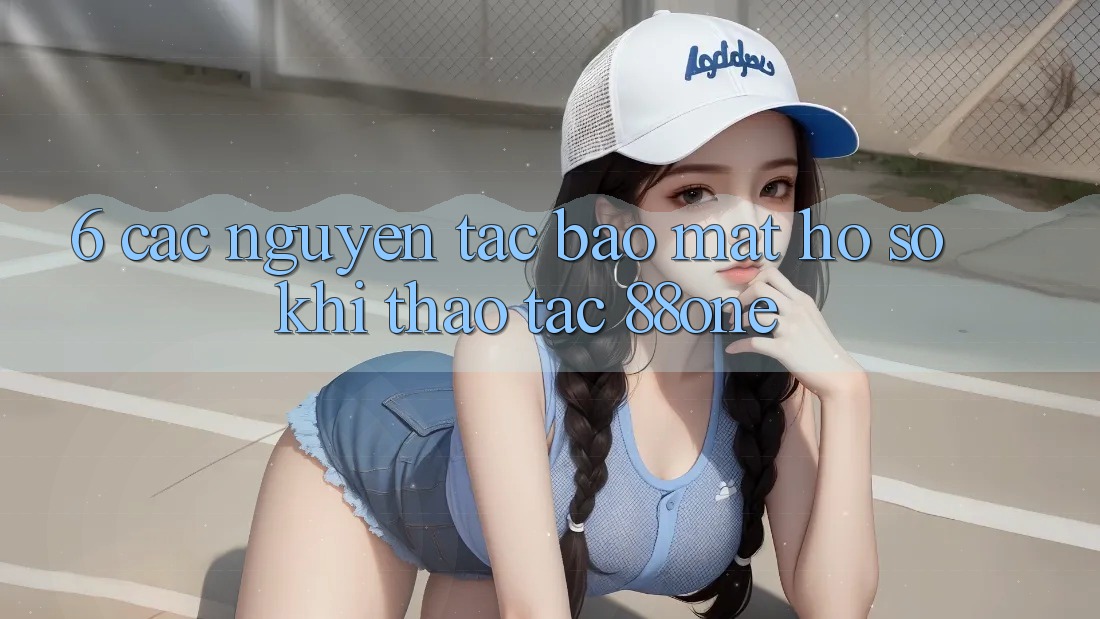 6. Các nguyên tắc bảo mật hồ sơ khi thao tác 88one