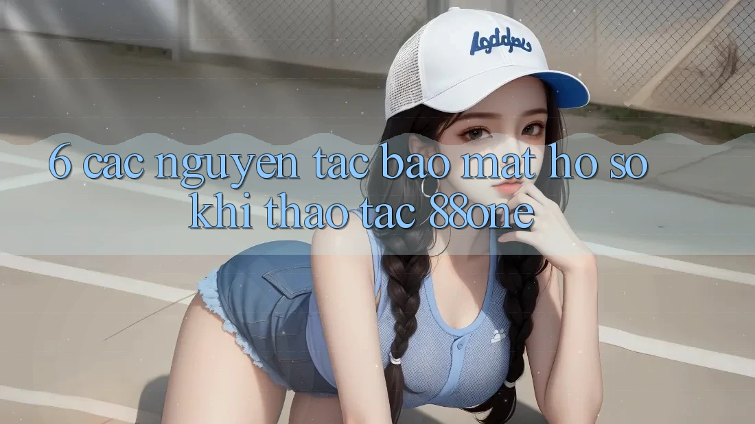 6. Các nguyên tắc bảo mật hồ sơ khi thao tác 88one