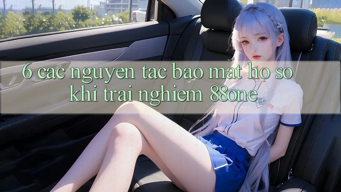 6. Các nguyên tắc bảo mật hồ sơ khi trải nghiệm 88one