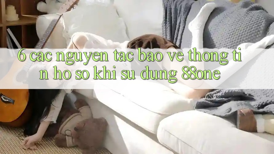 6. Các nguyên tắc bảo vệ thông tin hồ sơ khi sử dụng 88one
