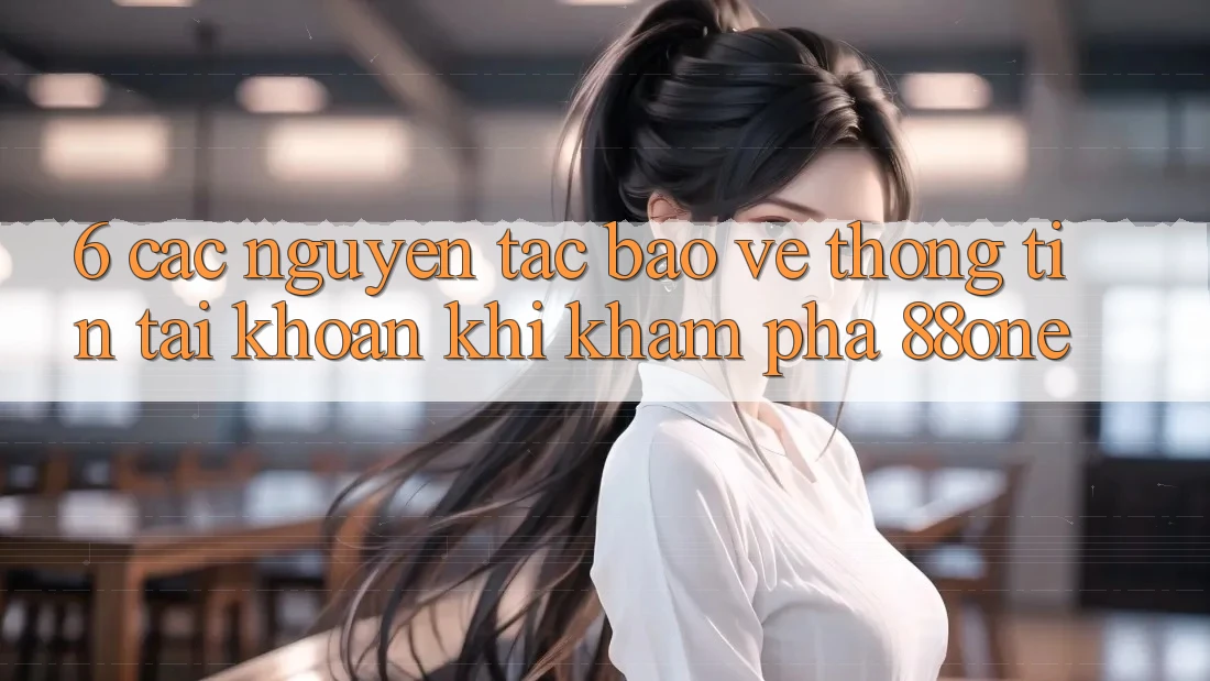 6. Các nguyên tắc bảo vệ thông tin tài khoản khi khám phá 88one