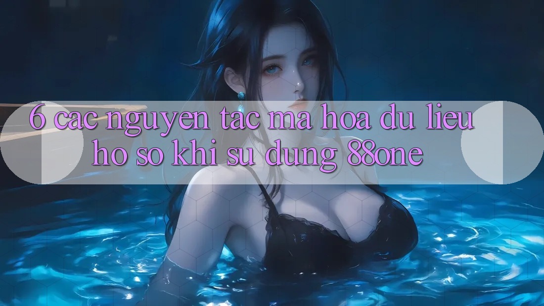 6. Các nguyên tắc mã hóa dữ liệu hồ sơ khi sử dụng 88one