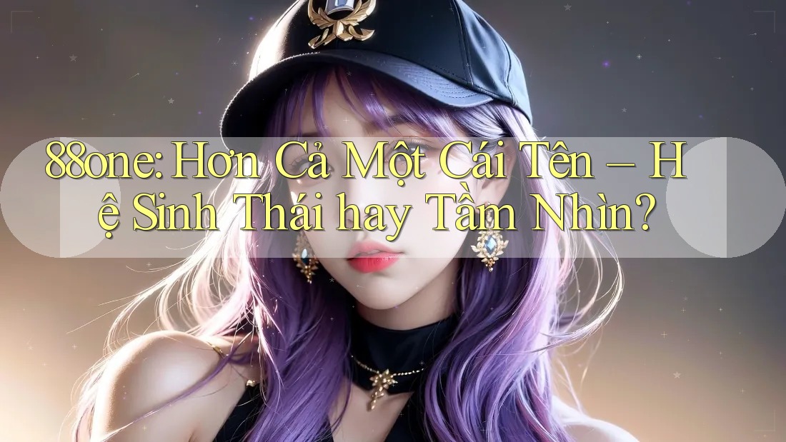 88one: Hơn Cả Một Cái Tên – Hệ Sinh Thái hay Tầm Nhìn?
