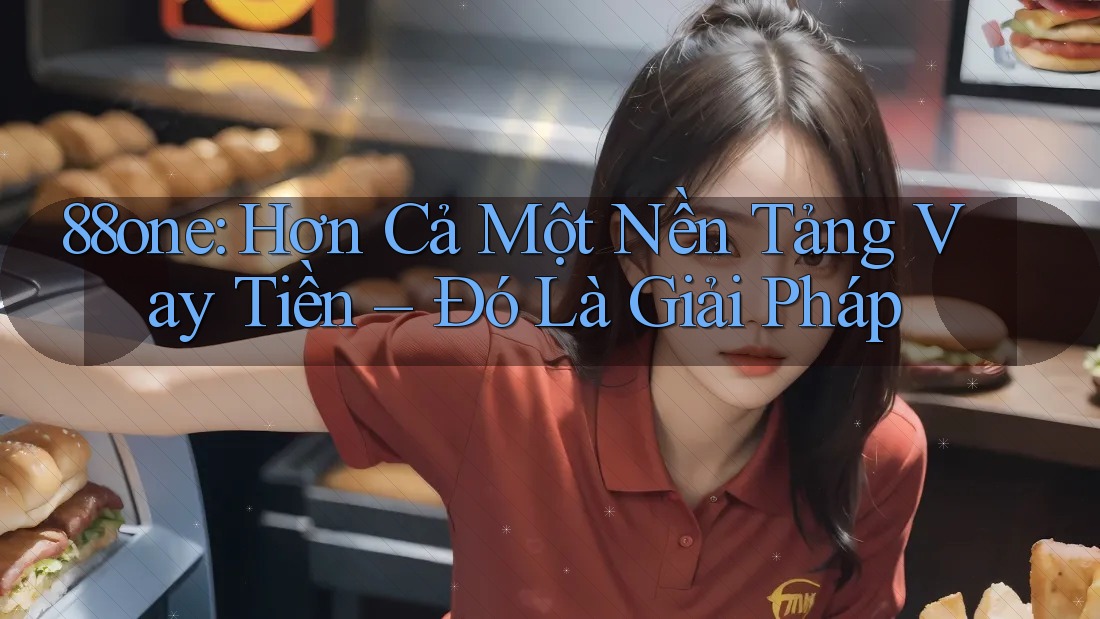 88one: Hơn Cả Một Nền Tảng Vay Tiền – Đó Là Giải Pháp