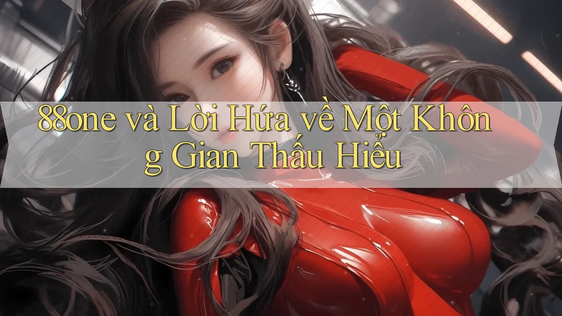 88one và Lời Hứa về Một Không Gian Thấu Hiểu