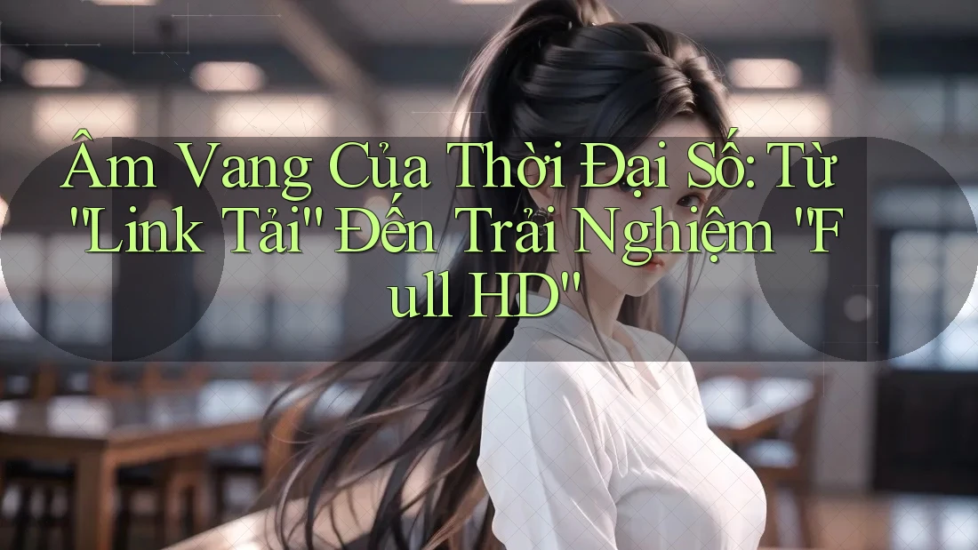 Âm Vang Của Thời Đại Số: Từ “Link Tải” Đến Trải Nghiệm “Full HD”