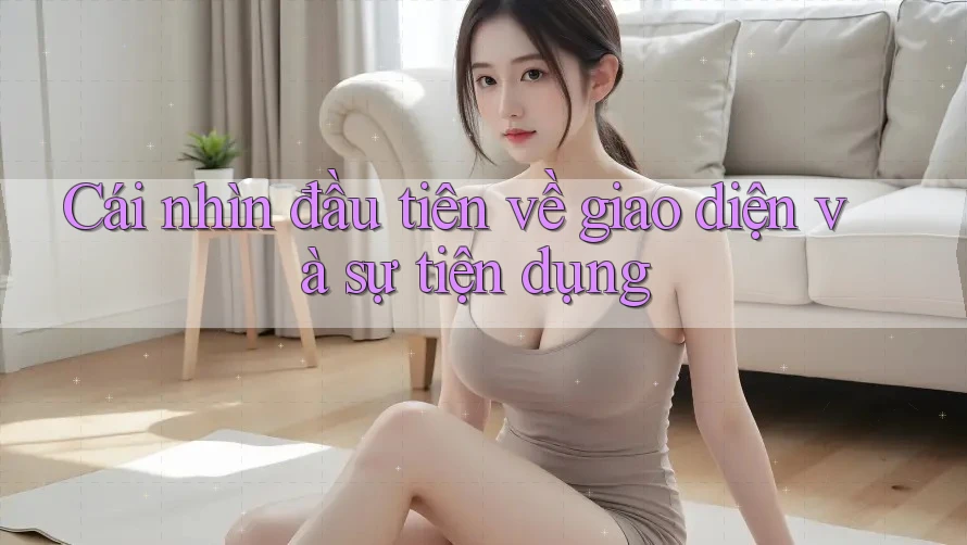 Cái nhìn đầu tiên về giao diện và sự tiện dụng