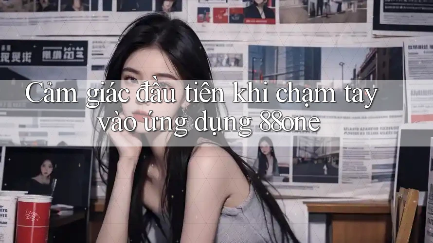 Cảm giác đầu tiên khi chạm tay vào ứng dụng 88one