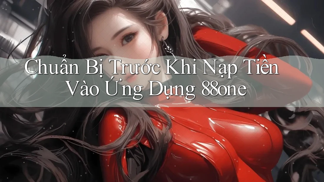 Chuẩn Bị Trước Khi Nạp Tiền Vào Ứng Dụng 88one