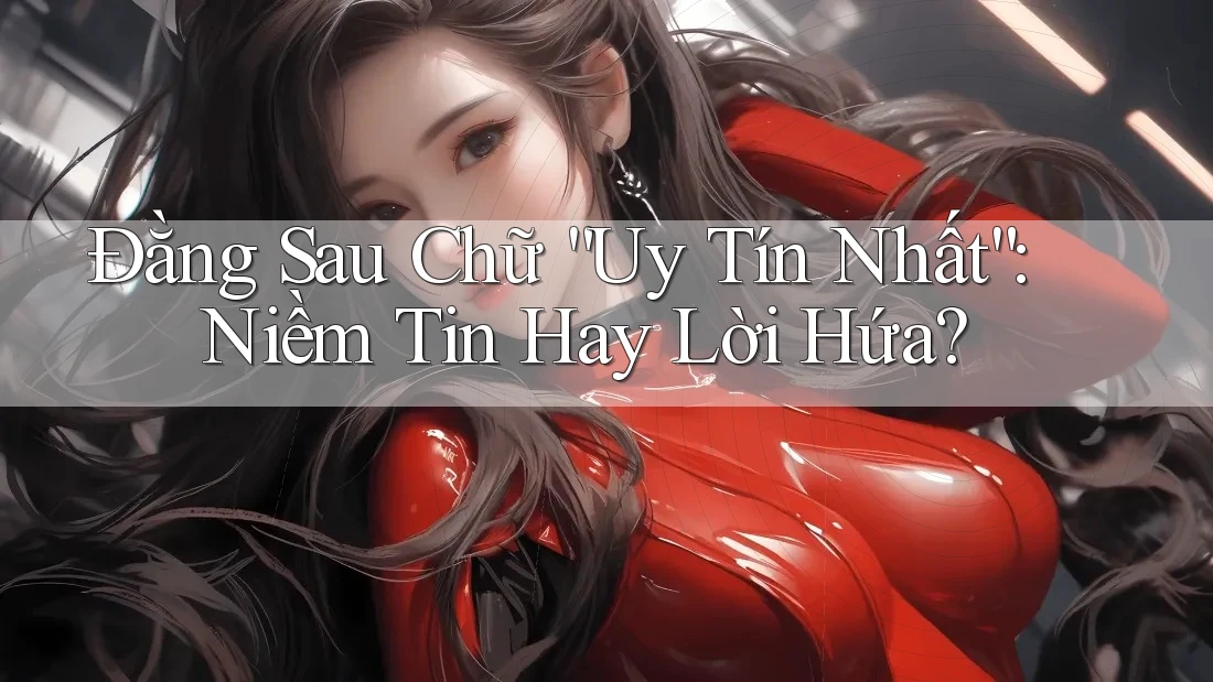 Đằng Sau Chữ “Uy Tín Nhất”: Niềm Tin Hay Lời Hứa?