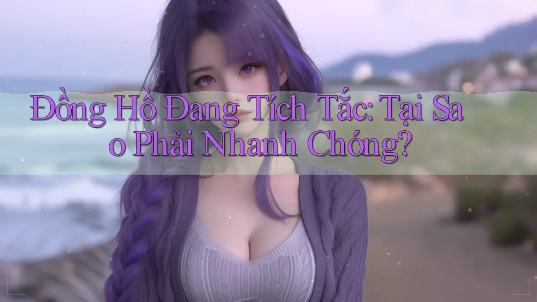 Đồng Hồ Đang Tích Tắc: Tại Sao Phải Nhanh Chóng?