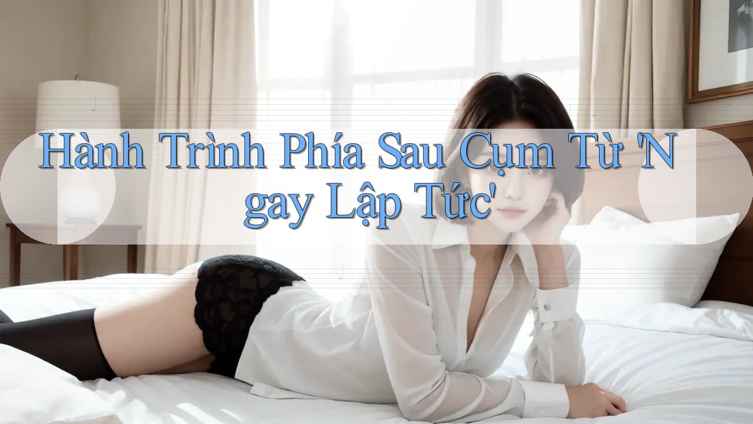 Hành Trình Phía Sau Cụm Từ 'Ngay Lập Tức'