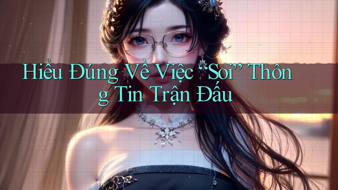 Hiểu Đúng Về Việc “Soi” Thông Tin Trận Đấu