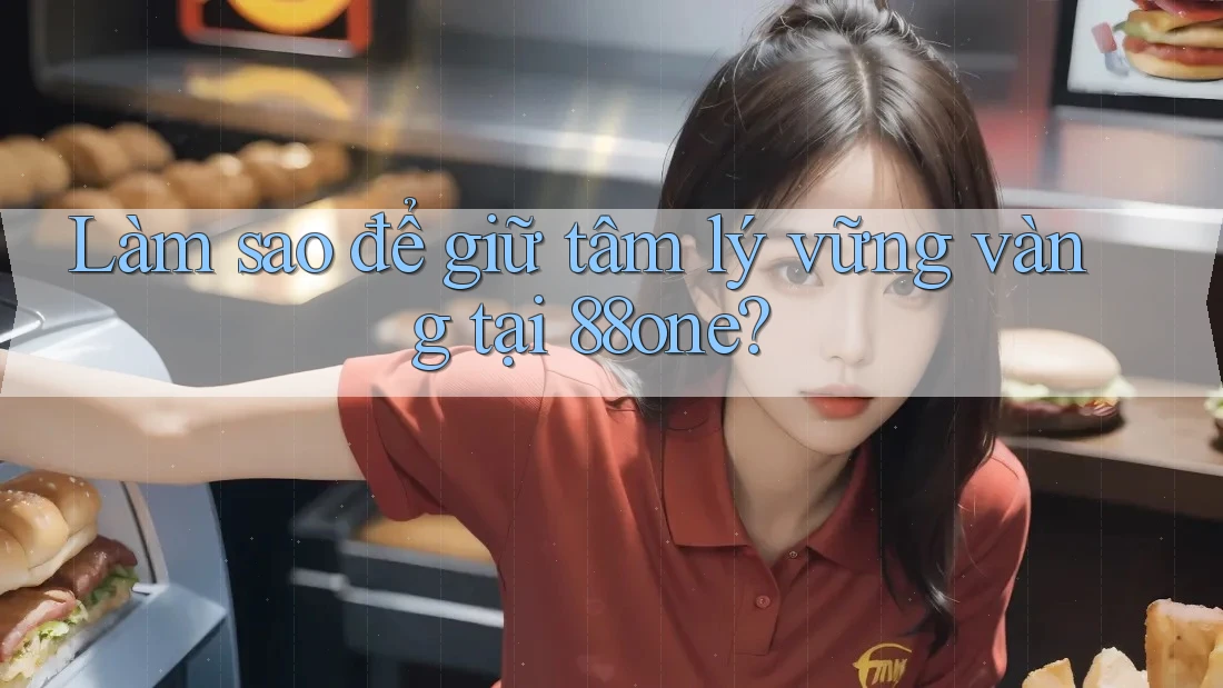 Làm sao để giữ tâm lý vững vàng tại 88one?
