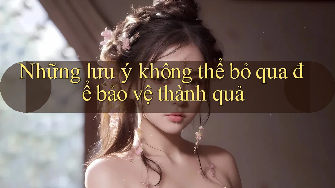 Những lưu ý không thể bỏ qua để bảo vệ thành quả