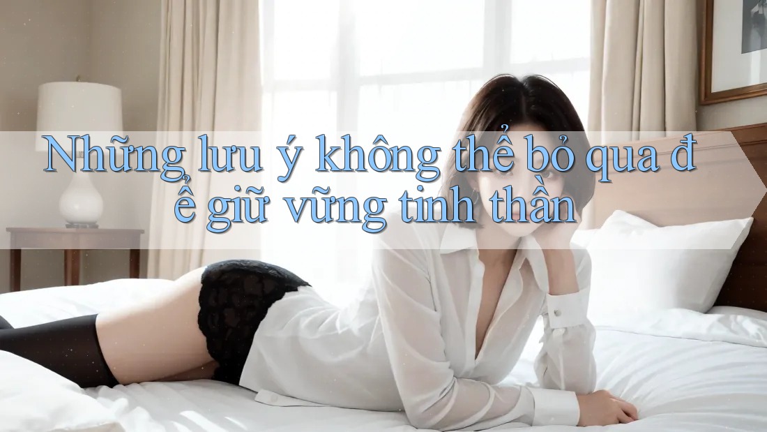 Những lưu ý không thể bỏ qua để giữ vững tinh thần