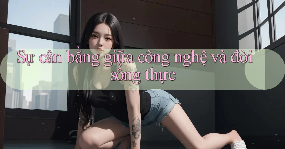 Sự cân bằng giữa công nghệ và đời sống thực