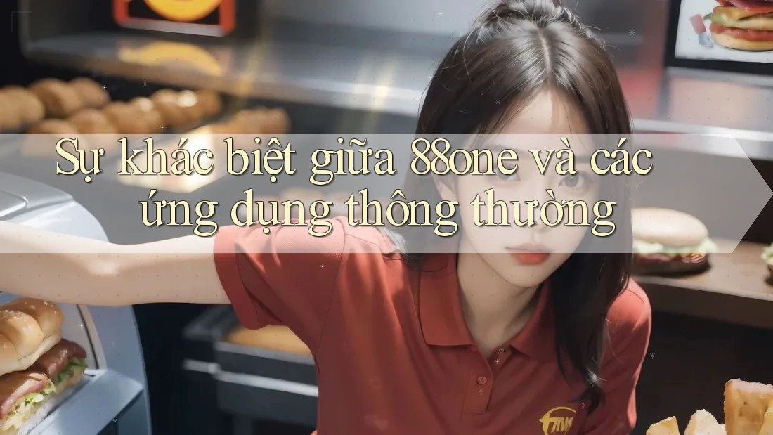 Sự khác biệt giữa 88one và các ứng dụng thông thường