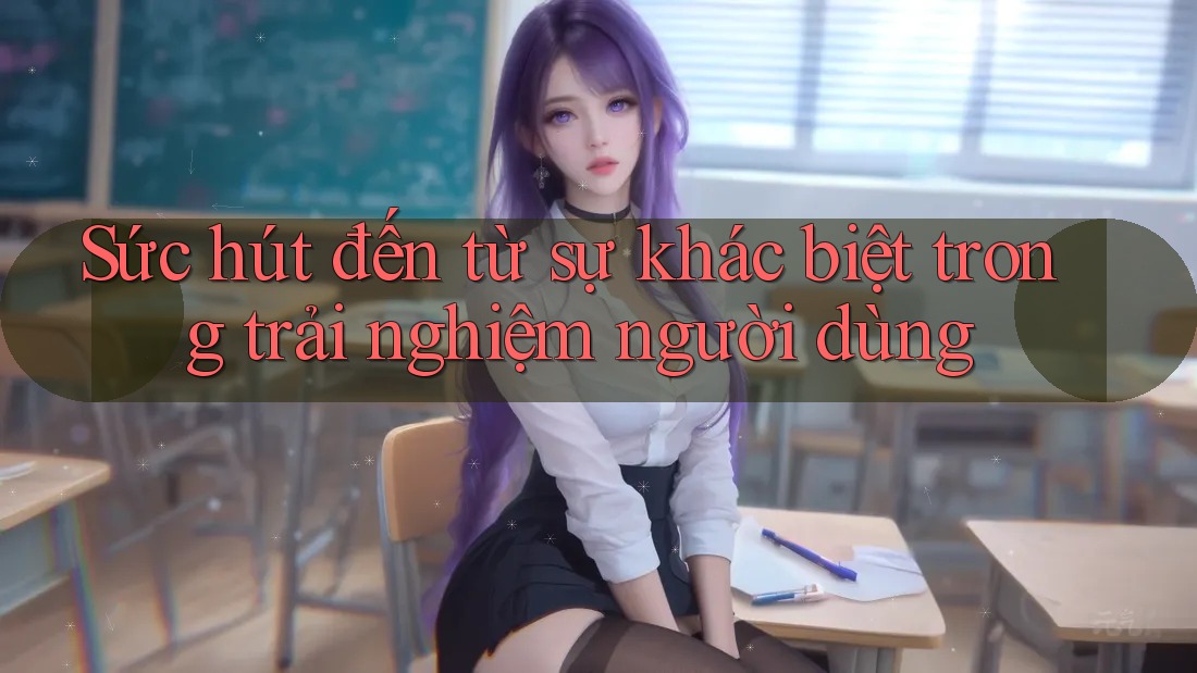Sức hút đến từ sự khác biệt trong trải nghiệm người dùng