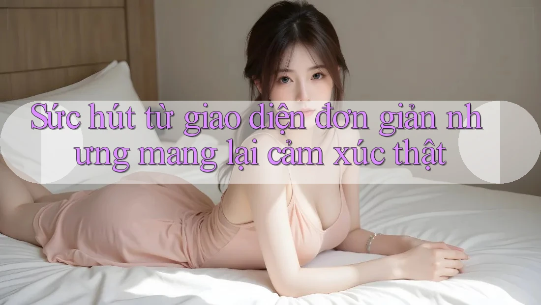 Sức hút từ giao diện đơn giản nhưng mang lại cảm xúc thật