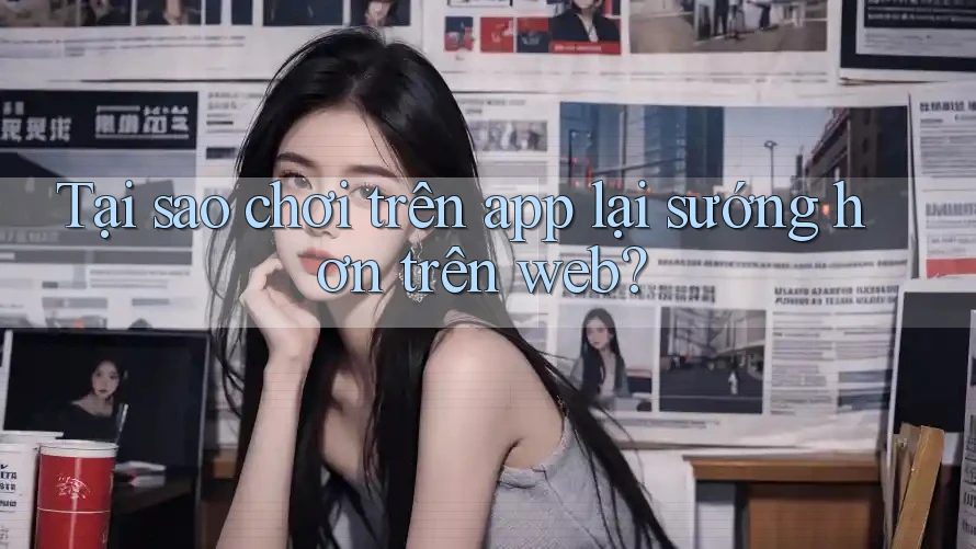 Tại sao chơi trên app lại sướng hơn trên web?