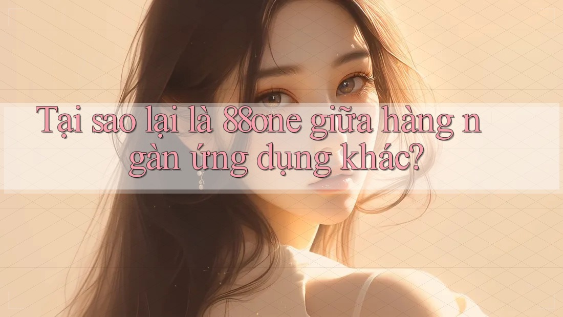 Tại sao lại là 88one giữa hàng ngàn ứng dụng khác?