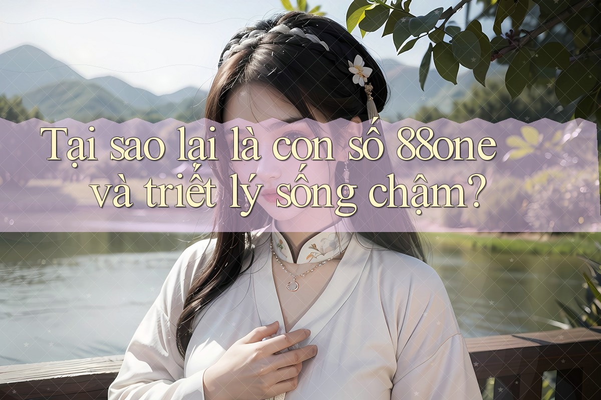 Tại sao lại là con số 88one và triết lý sống chậm?