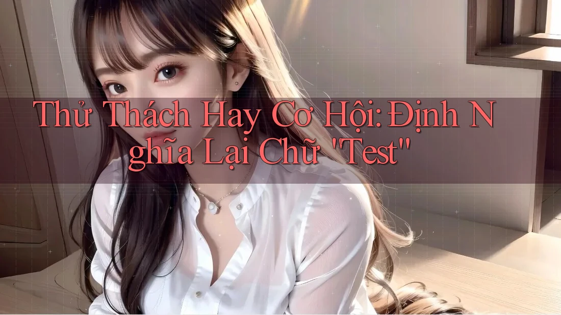 Thử Thách Hay Cơ Hội: Định Nghĩa Lại Chữ “Test”