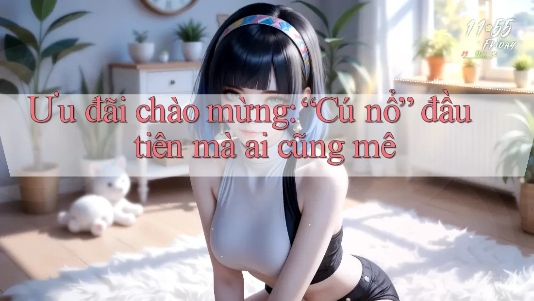 Ưu đãi chào mừng: “Cú nổ” đầu tiên mà ai cũng mê
